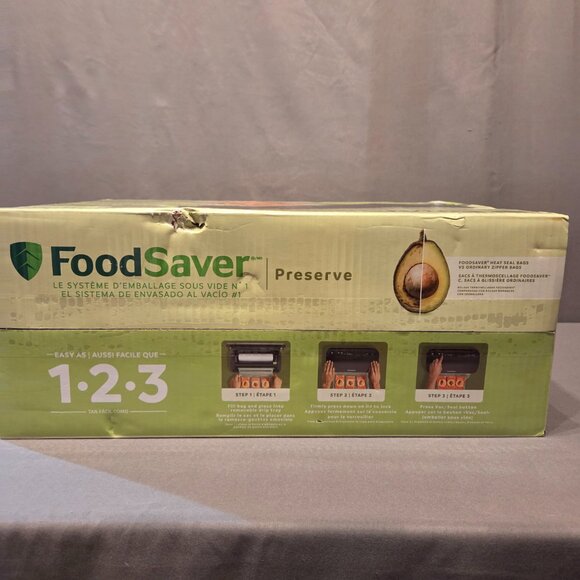 FoodSaver Preserve Vacuum Sealing System Starter Kit with Bags and Rolls - Picture 3 of 5